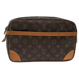 Louis Vuitton-Louis Vuitton Monogram Compiegne 28 Bolso de mano M51845 Autenticación LV6024-Monograma