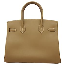 Hermès-Sac Birkin Hermès-Beige