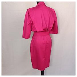 Thierry Mugler-Vestido rosa Mugler-Rosa