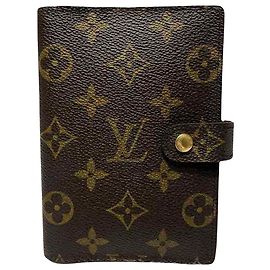 Funda de agenda Louis Vuitton Castaño