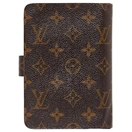 Louis Vuitton-Louis Vuitton porte papiers zippé-Brown