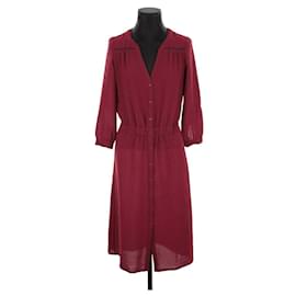 Bash-Bordeaux dress-Dark red