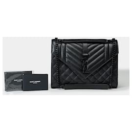 Yves Saint Laurent-YVES SAINT LAURENT Bag in Black Leather - 101847-Black