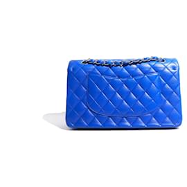 Chanel-CHANEL Handtaschen T.  Leder-Blau