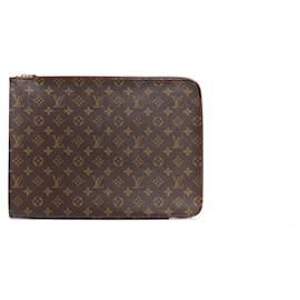 Louis Vuitton-LOUIS VUITTON Kleine Taschen, Brieftaschen & Etuis T.  Stoff-Braun