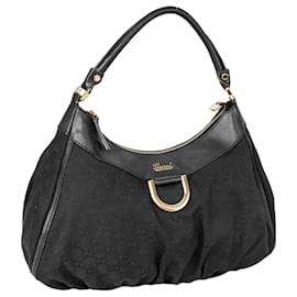 Gucci-Bolsa de ombro Gucci Monograma Abbey GG-Preto