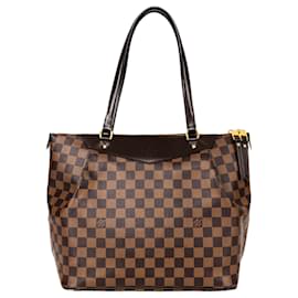 Louis Vuitton-Louis Vuitton Damier Ebene Westminster GM Shopper Bag-Brown