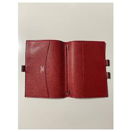 Hermès-Simple agenda cover-Dark red