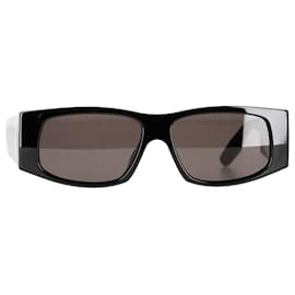 Balenciaga-Gafas de sol con montura LED Balenciaga en poliamida negra-Negro