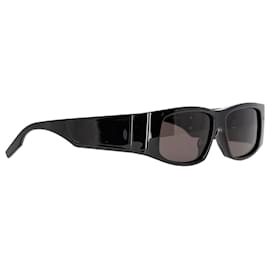 Balenciaga-Balenciaga LED Frame Sonnenbrille aus schwarzem Polyamid-Schwarz