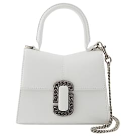 Marc Jacobs-The Mini Top Handle Bag - Marc Jacobs - Cuir - Blanc-Blanc