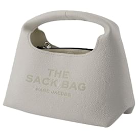 Marc Jacobs-Bolsa The Mini Sack - Marc Jacobs - Couro - Branco-Branco