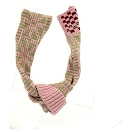 Dries Van Noten-Dries Van Noten Knitted Scarf in Multicolor Wool-Multiple colors