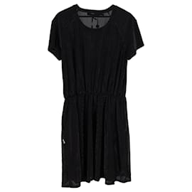 Moschino-Love Moschino Strong Love Mini Dress in Black Cotton-Black