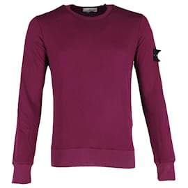 Stone Island-Moletom Stone Island Crewneck em algodão roxo-Roxo