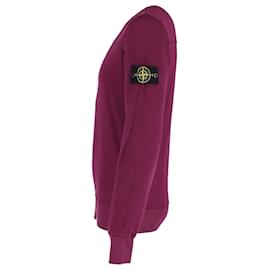 Stone Island-Moletom Stone Island Crewneck em algodão roxo-Roxo