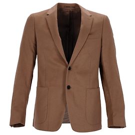 Einreihiger Blazer von Prada aus brauner Wolle Braun