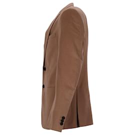 Prada-Prada Single-Breasted Blazer in Brown Wool-Brown