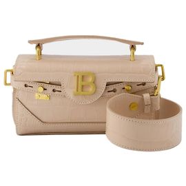 B-Buzz 19 Borsa a tracolla - Balmain - Pelle - Beige Marrone Beige