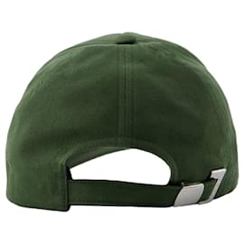 Balmain-Gorra con bordado - Balmain - Algodón - Caqui/Blanquecino-Verde,Caqui