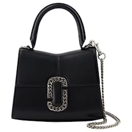 Marc Jacobs-Bolso Mini con Asa Superior - Marc Jacobs - Piel - Negro/Argenté-Negro