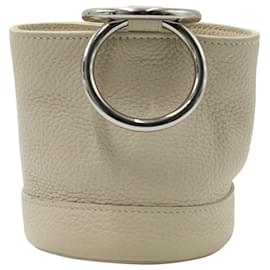 Simon Miller-Simon Miller Bonsai 15 Bucket Bag in White Leather-White