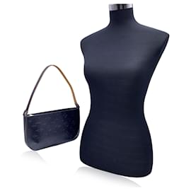 Louis Vuitton-Bleu Blue Monogram Mat Fowler Shoulder Bag-Blue