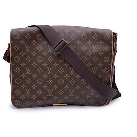 Louis Vuitton Bolsa tiracolo Monogram Abbesses GM M45257 Marrom