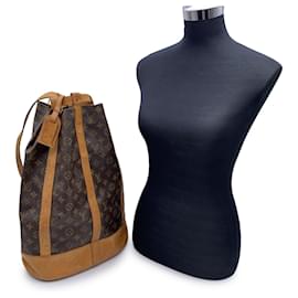 Louis Vuitton-Vintage Monogram Canvas Sac Randonnée Shoulder Bag-Brown