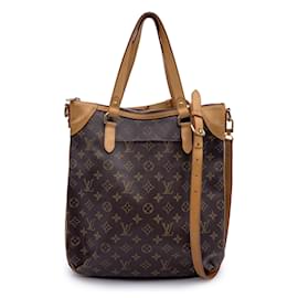 Louis Vuitton-Borsa a tracolla Tote Odeon GM in tela monogramma-Marrone