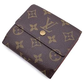 Louis Vuitton-Vintage Monogram Elise Square Compact Wallet M61654-Brown