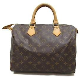 Louis Vuitton-Louis Vuitton Speedy 30 Bolsa de lona M41526 em boa condição-Outro