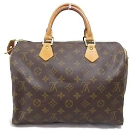 Louis Vuitton-Louis Vuitton Speedy 30 Canvas Handbag M41526 in fair condition-Other