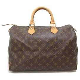 Louis Vuitton-Louis Vuitton Speedy 35 Bolsa de lona M41524 em boa condição-Outro