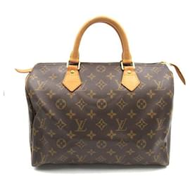 Louis Vuitton-Louis Vuitton Monogram Speedy 30 Bolsa de lona M41526 em boa condição-Outro