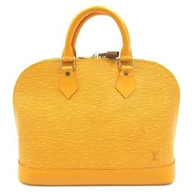 Louis Vuitton-Louis Vuitton Alma PM Leather Handbag M52149 in excellent condition-Other