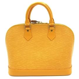 Louis Vuitton-Louis Vuitton Alma PM Leather Handbag M52149 in excellent condition-Other