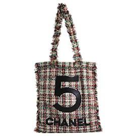 Chanel-Mehrfarben 2017 Tweed No  5 Tote bag-Mehrfarben