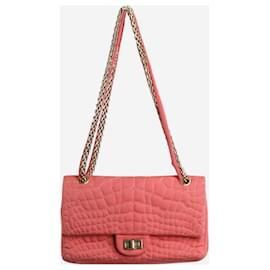 Chanel-Rosa médio 2.55 saco de aba-Rosa