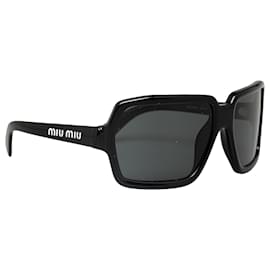 Miu Miu-Miu Miu Black Square Tinted Sunglasses-Black