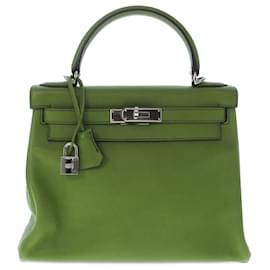 Hermès-Hermès Green Swift Kelly II Retourne 28-Green
