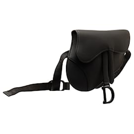 Dior-Dior Black Ultra Matte Saddle Belt Bag-Black