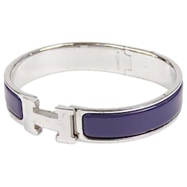 Hermès-Hermes Purple Clic Clac H Bracelet-Purple