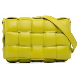 Bottega Veneta-Cassete acolchoada Bottega Veneta Green Intrecciato-Verde,Verde claro