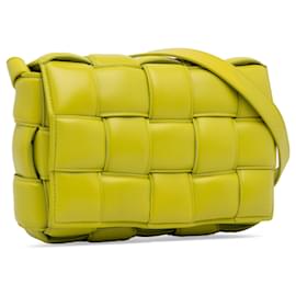 Bottega Veneta-Cassete acolchoada Bottega Veneta Green Intrecciato-Verde,Verde claro