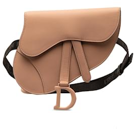 Dior-Dior Pink Ultra Matte Saddle Belt Bag-Pink