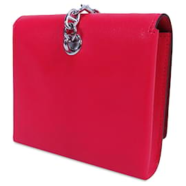 Hermès-Carteira Hermès Pink Chevre MysoreChaine d'Ancre Compact-Rosa,Outro