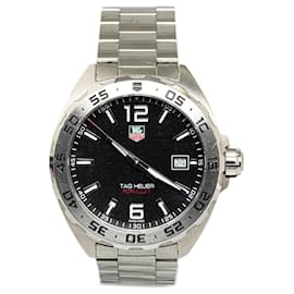 Tag Heuer-Tag Heuer Silver Quartz Stainless Steel Formula 1 watch-Black,Silvery