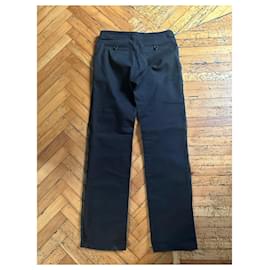 Helmut Lang-Helmut Lang AW1997 Jeans in black chiffon-Black