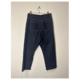 Rick Owens-Rick Owens Pre-Loved Astair Jeans en algodón talla 26-Azul oscuro